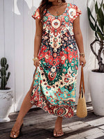 Bohemien maxi-jurk – plus size miniatuur 1