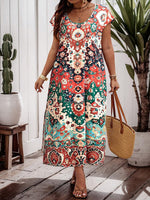 Bohemien maxi-jurk – plus size miniatuur 3