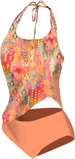 Sportieve plus-size tankini set miniatuur 11