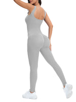Shapewear-jumpsuit – geribbeld met ingebouwde bh miniatuur 4
