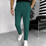 Heren wafel-jogger – slim fit miniatuur 3