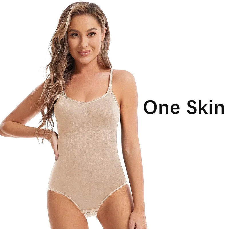 Naadloze corrigerende bodysuit – Huidskleur