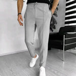 Heren wafel-jogger – slim fit miniatuur 4