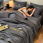 Luxe ijszijde dekbed-set – koel & zacht miniatuur 3