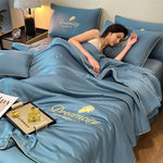 Luxe ijszijde dekbed-set – koel & zacht miniatuur 2